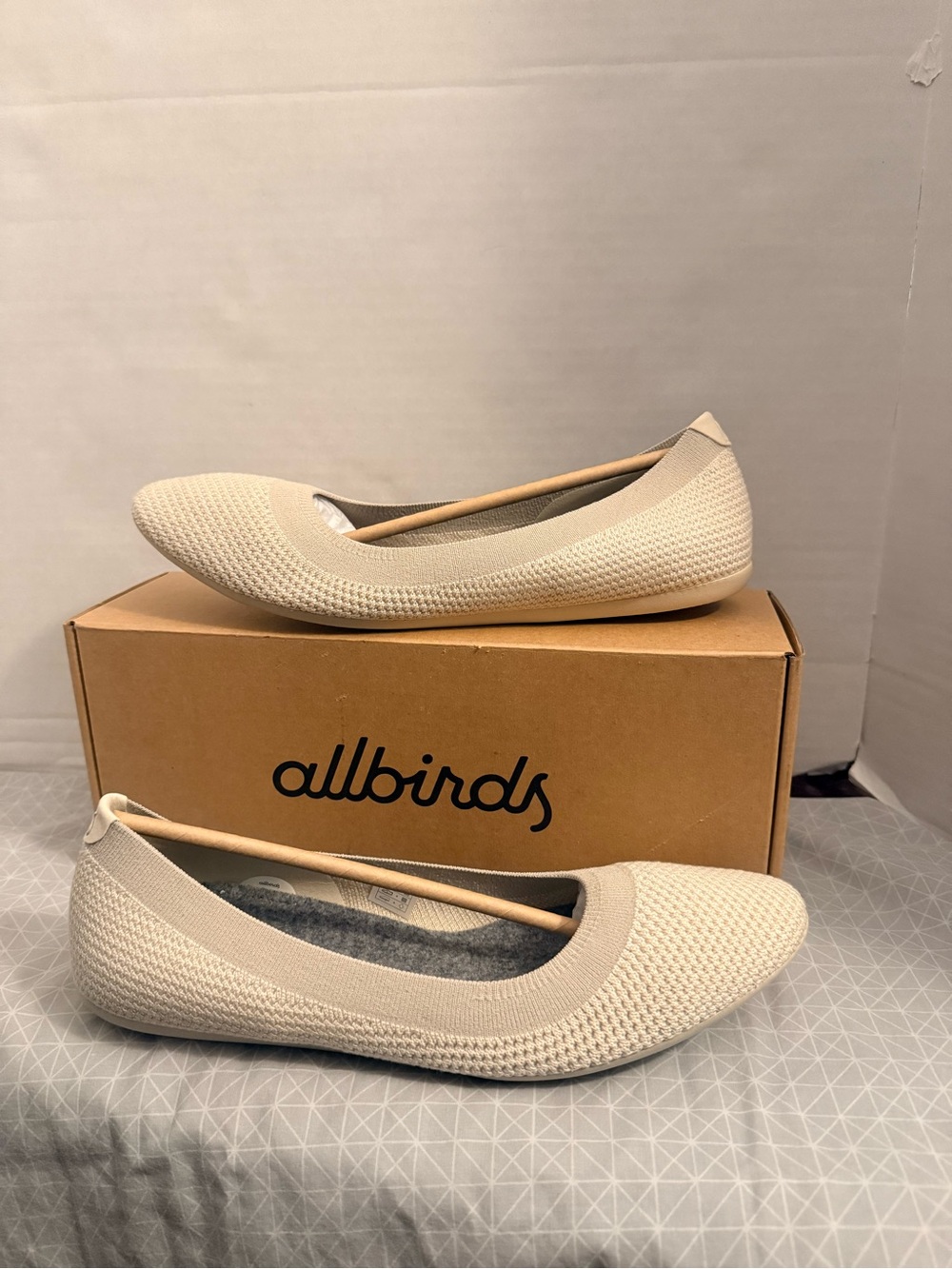 Allbirds Women's Wool Flat Shoes Beige Size 10.5